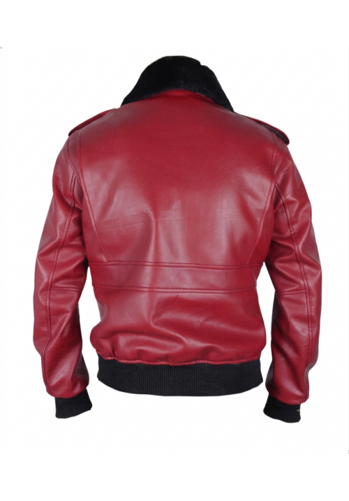 Men's Red Bomber Jacket